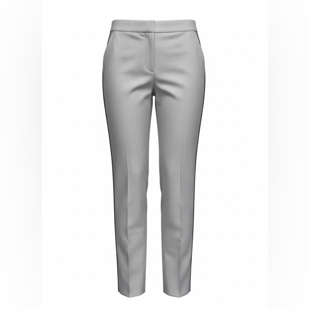 J.Crew Stretch Work Pants – Size 8, Capri-Length with Side Stripe